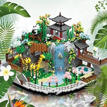 Amazon.com: Zoo Building Model Set, 5000 Pcs Desert Zoo